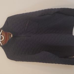 Mens XXL Eddie Bauer quilted 1/4 zip sweater
